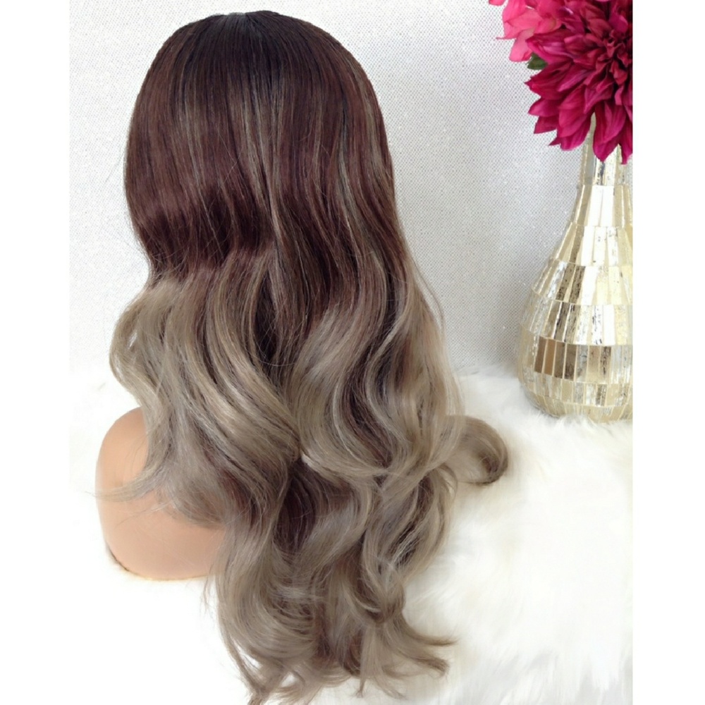 SWISS LACE FRONT MIDDLE PART WIG - Picture 7 of 7